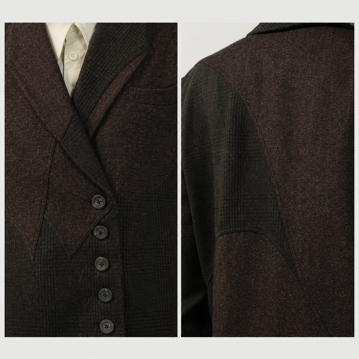 Fabric texture and seam detail of APP-004